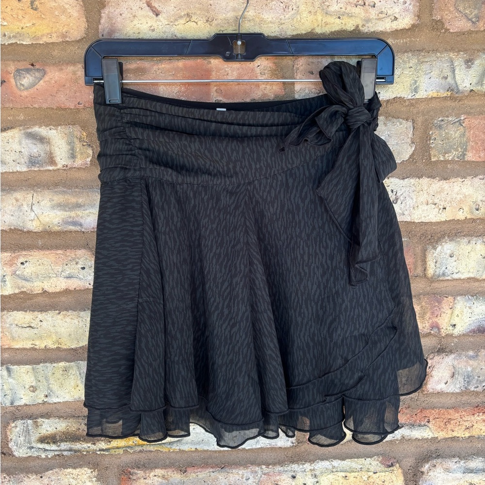 NWT!! arie zebra print wrap skirt